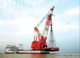 cheap floating crane 100t to 5000t crane barge