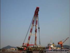 cheap new-built 1200t floating crane 1200 ton