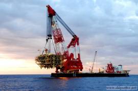 cheap sell&charter floating crane barge 100t to 5000t (sheer-leg and f