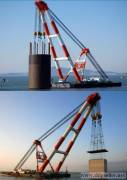 cheap sell&charter floating cranes 100t to 5000t (sheer-leg and full r