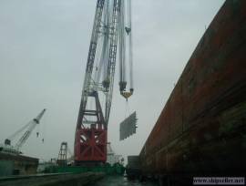 cheapest new 1500t floating crane 1500 ton crane barge