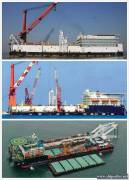 Derrick Pipelay vessel sale & rent charter buy derrick pipe laying bar