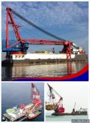 Derrick Pipelay vessel sale & rent charter buy derrick pipe laying bar