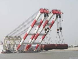 floating crane 100t 150t 200t 300t crane barge