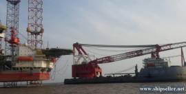 Floating crane 3800t for charter 3800 ton crane barge hire rent