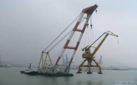 floating crane 400t 500t 600t crane barge