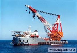 floating crane 5000t to 100t crane barge vessel