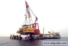 floating crane 5000t to 100t crane barge vessel