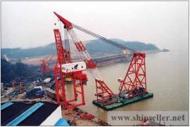 floating crane 500t price $3.9million cheapest in this world crane bar