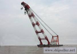 Floating Crane hire charter crane barge hire