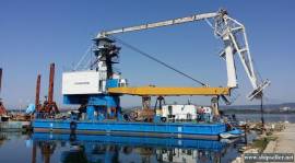 FLOATING CRANE OF 10t NON SELF-PROPELLED