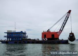 indonesia clamshell dredger grab dredger 3cbm to 50cbm china japan Tha