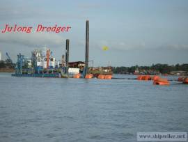 Julong 5500 cbm/h cutter suction dredger