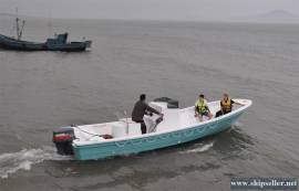 Liya boat,fibergass fishing boat 7.6m--with CE