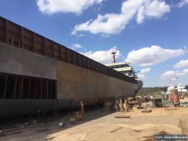 N/B 3000 DWT LCT type Self propelled deck barge