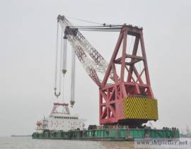 offshore crane barge floating crane 1000t 1500t 1600t 1800t