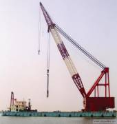 pedestal crane barge pedestal floating crane vessel 50t to 5000t