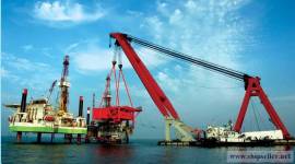 REVOLVING TYPE FLOATING CRANE barge 50t to 5000t sale rent buy charter