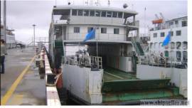 RO RO passenger boat/300P/19 truck(6t) price: USD 0.50M