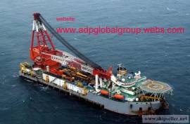 sell charter accommodation floating crane barge
