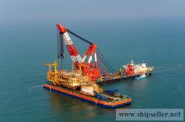 sell charter floating crane vessel 100t to 5000t crane barge