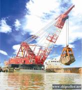 sell japan skk grab dredger 10cbm 15cbm clamshell dredger 10m3 15m3 ch