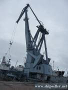 selling 35 t marine self-propelled floating crane