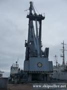 selling 35 t marine self-propelled floating crane
