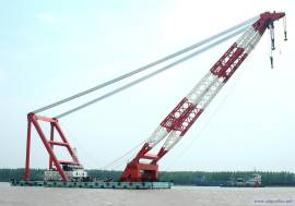 sheerleg floating crane barge vessel for sale rent charter 100t to 500