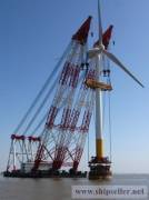 sheerleg floating crane barge vessel for sale rent charter 100t to 500