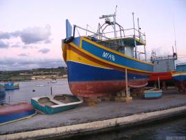 Small Wooden Fishing Vessel 