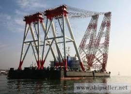 supply deep sea crane offshore workboat marine crane barge floating cr