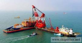 supply deep sea crane offshore workboat marine crane barge floating cr