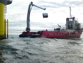 Supply-Diving Vesser Valdemaer, 1148 GT, LOA 58 mt, blt 1974