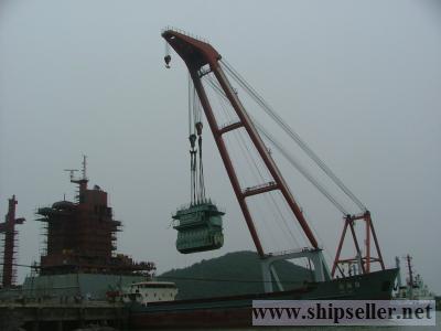 cheap 1000t floating crane barge 1000 ton