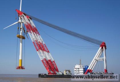 cheap sell&charter floating cranes 100t to 5000t (sheer-leg and full revolving)  crane barge