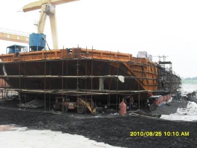 6900t/81m heavy cargo flat deck barge