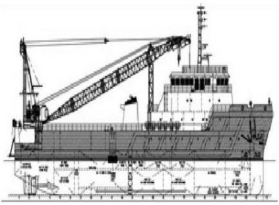 75 m 3600HP Maintenance Work Boat (Work-In-Progress)