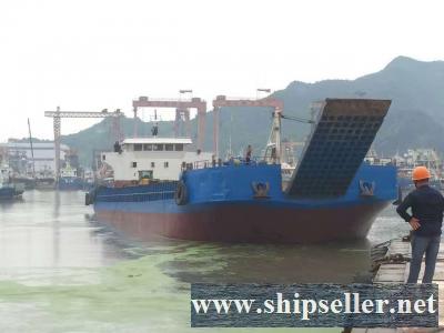 1000 DWT LCT Type Self Propelled Deck Barge for sale