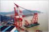 Floating Crane hire charter crane barge rent